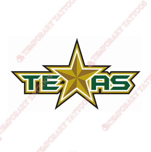 Texas Stars Customize Temporary Tattoos Stickers NO.9166